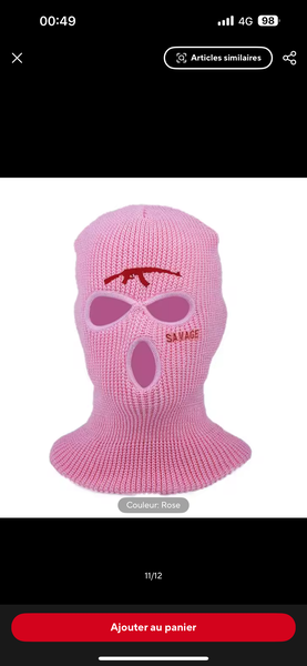 Cagoule Tricotée Hiver Chaude