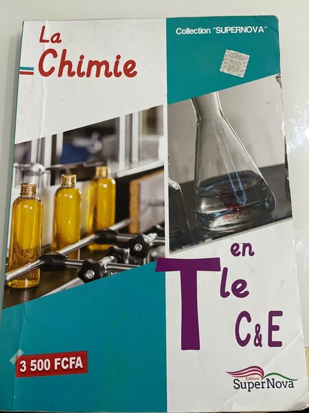 Livre Chimie Terminale C&E