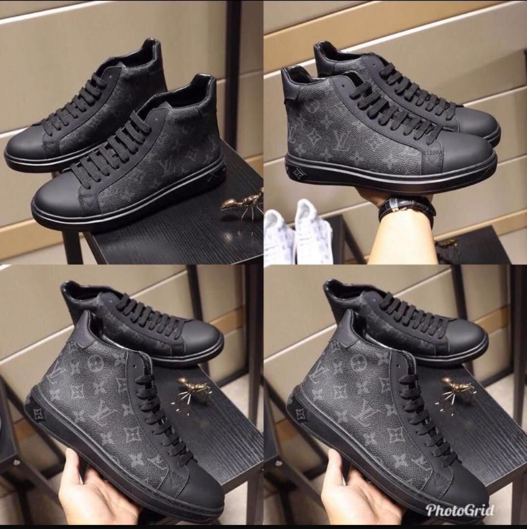 Baskets montantes luxe homme