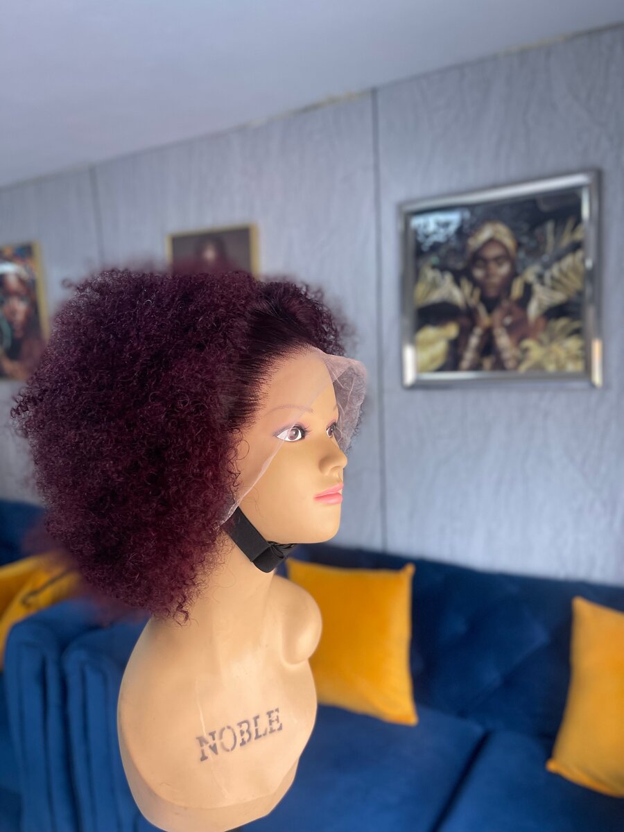 Natural Afro Lace Front Wig