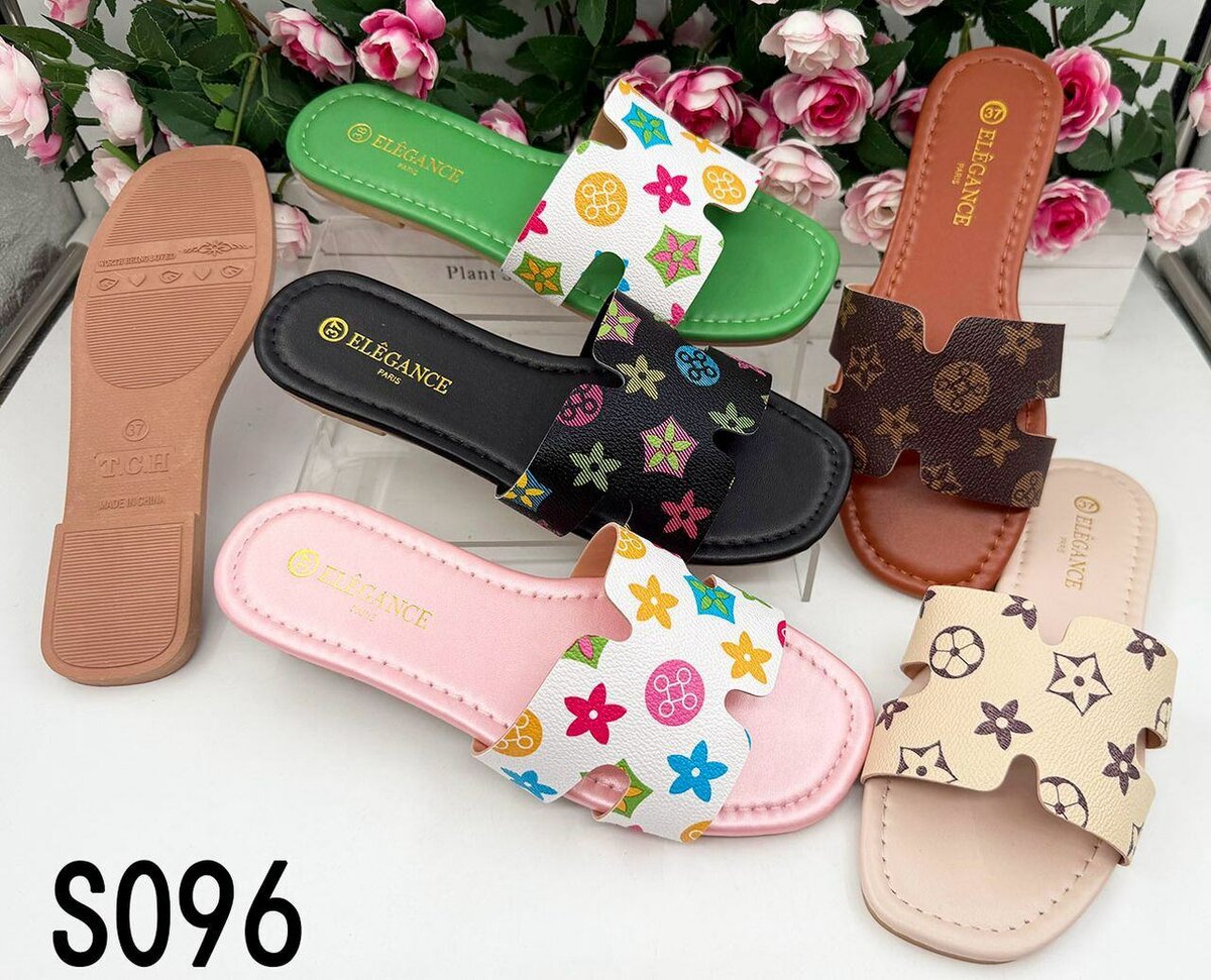 Claquettes Élégantes Multicolores