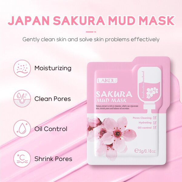 Sakura mud mask