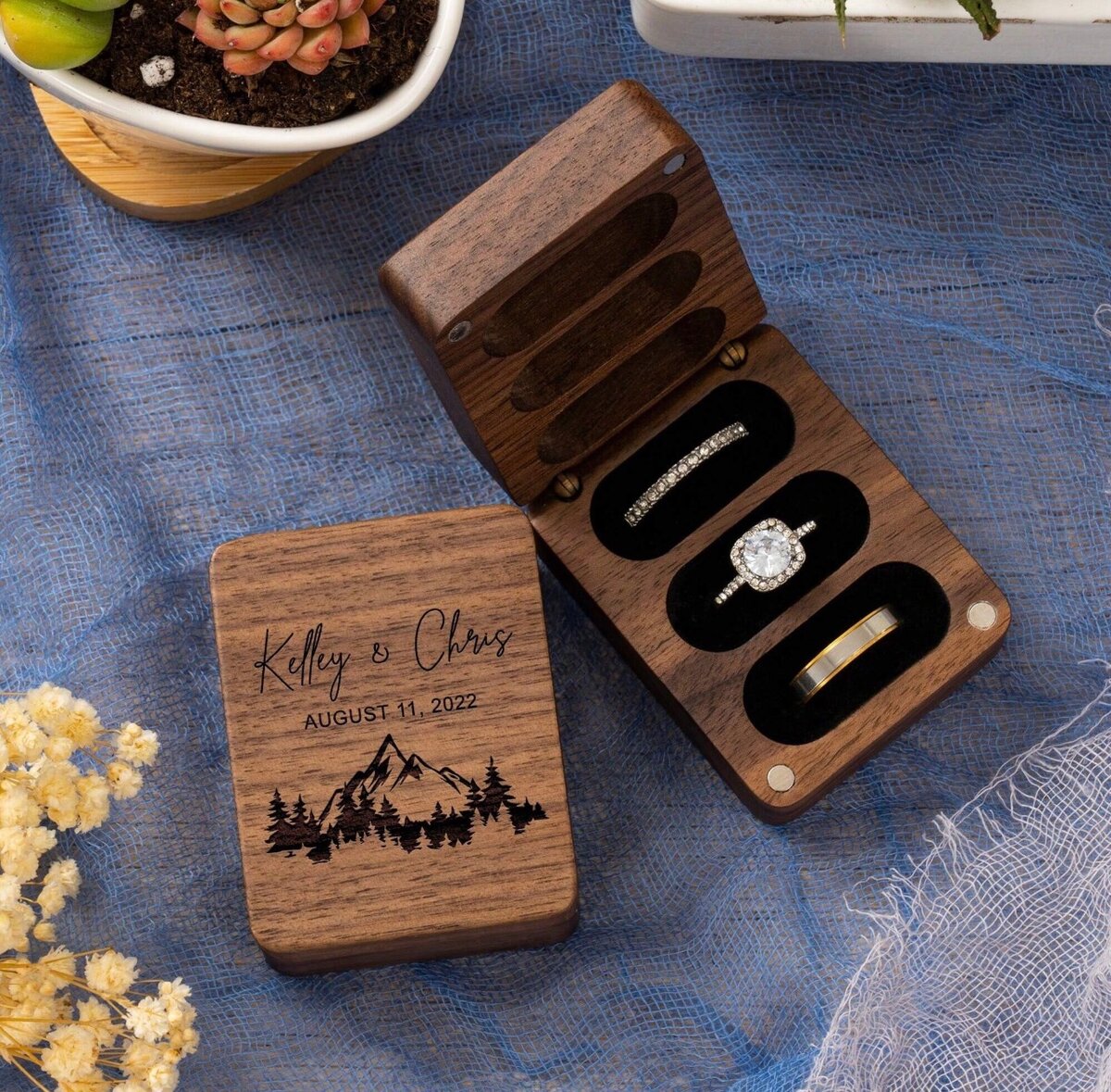 Customized ring cases with your Name️️