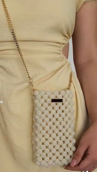 Sac à bandoulière perles