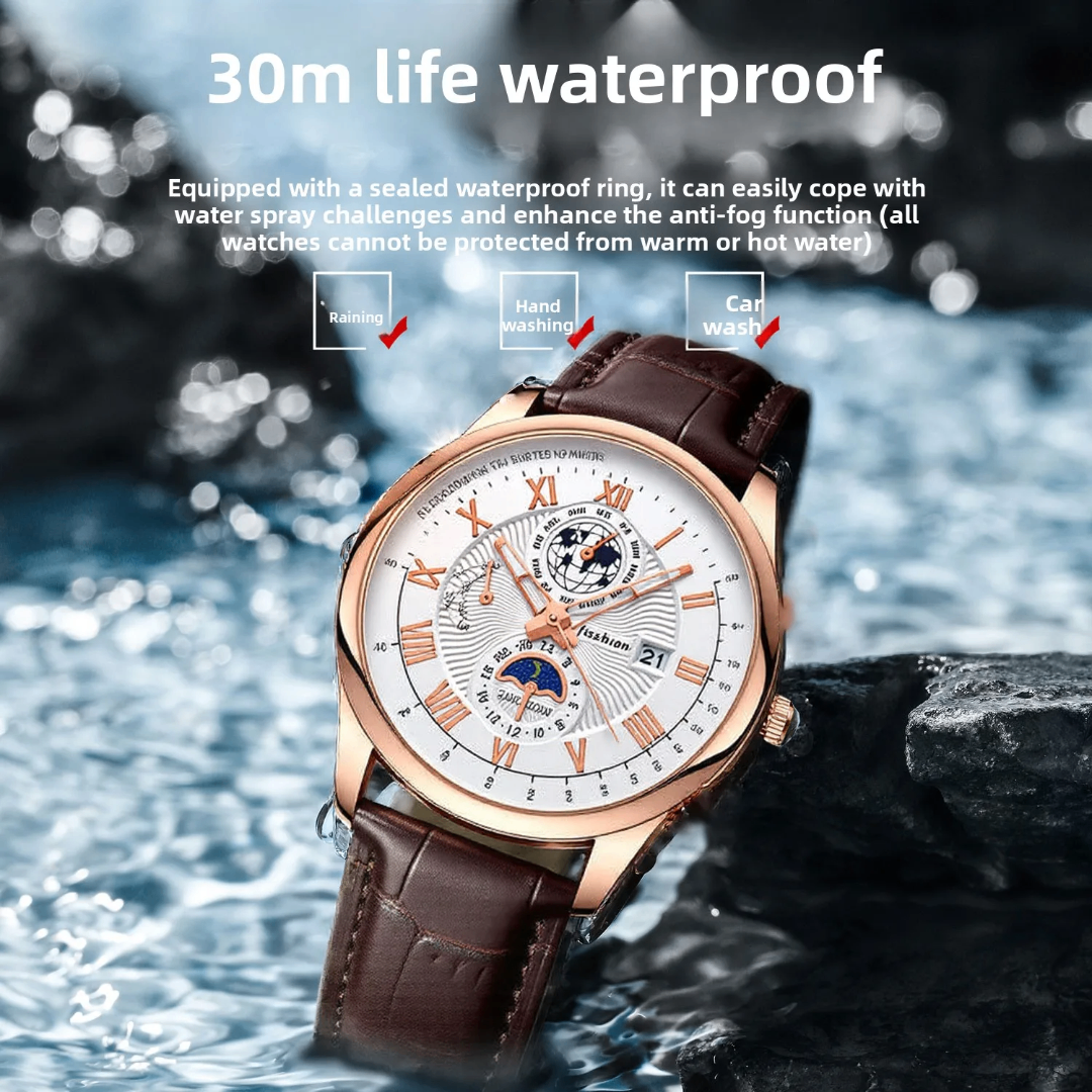 Montre étanche élégante