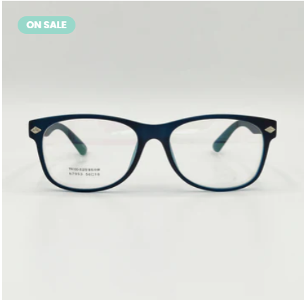 Matt Blue Wayfarer Unisex Frame