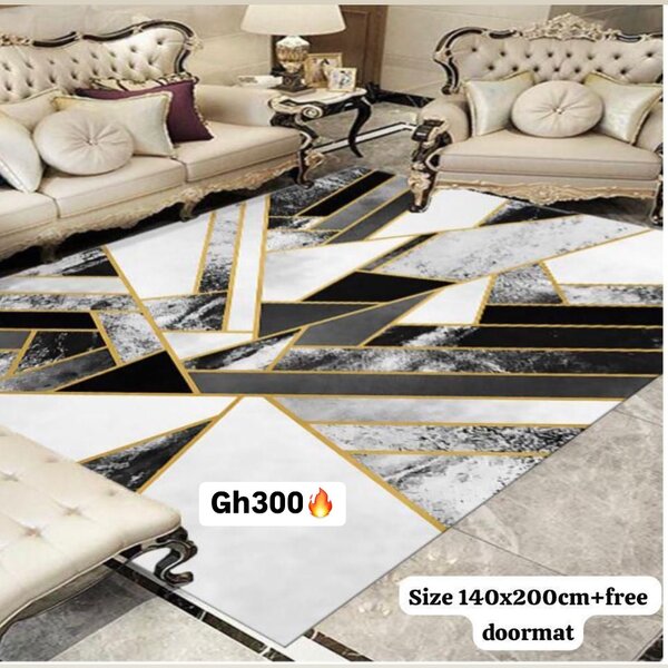 Beautiful and soft patterned carpet