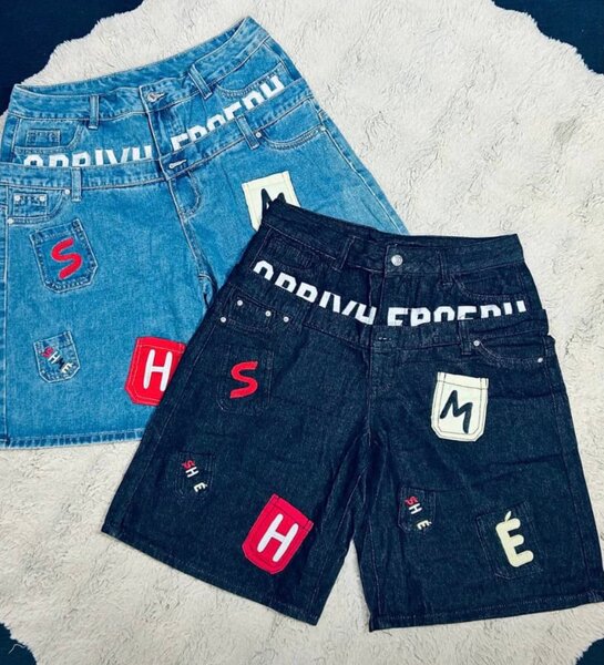 Shorts en denim uniques