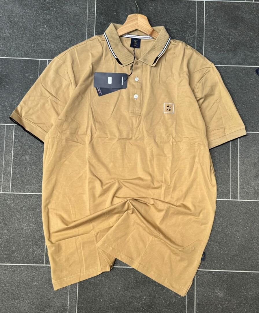 Polo décontracté en coton uni