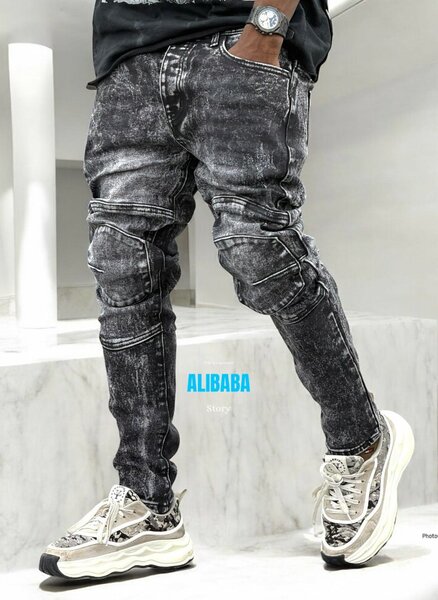 Jeans cargo homme tendance