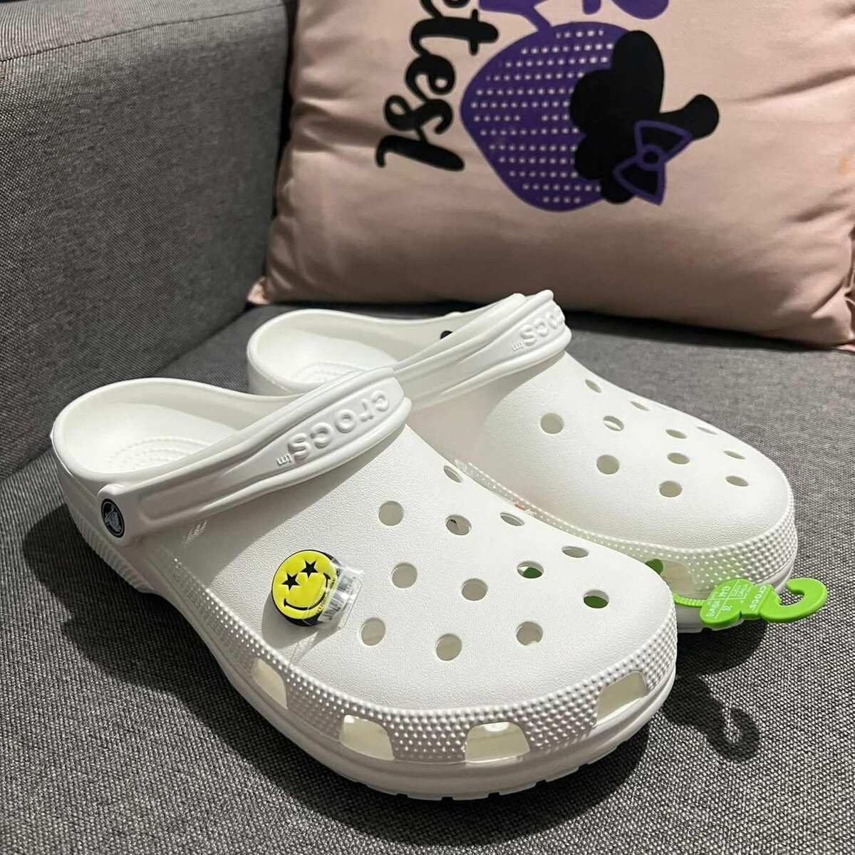 Sabots confort blancs unisexes