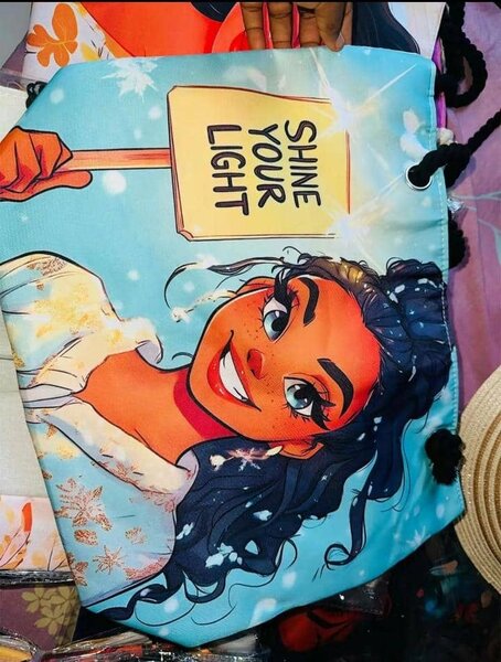 Tote bag artistique coloré 2e1