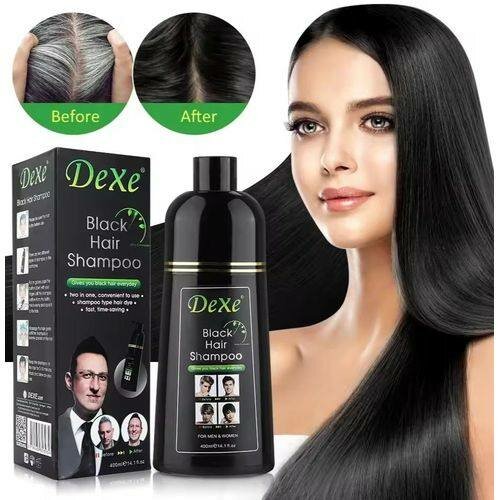 Dexe Shampoo Teinture Noir Rapide