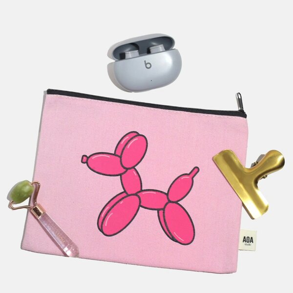 Sac cosmétique rose