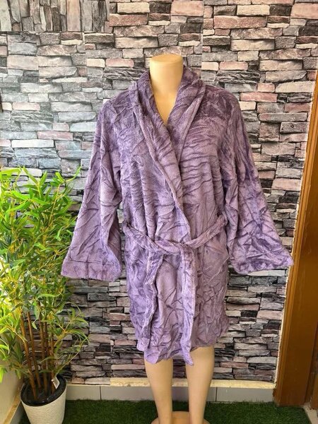 Peignoir en peluche doux chaud