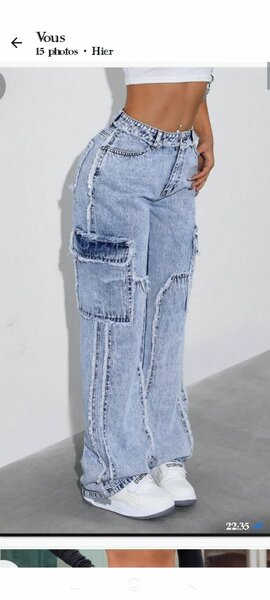 Chic jeans cargot