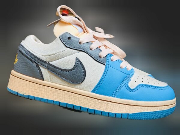 2022 New Air Jordan 1 Low "UNC Grey" University Blue
