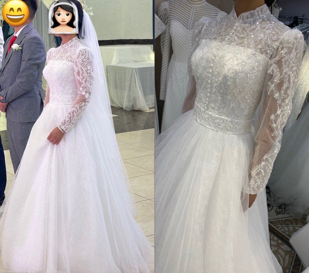 Свадебное платье и платье на узатуу