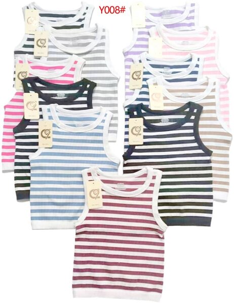 Tops Débardeur Rayé