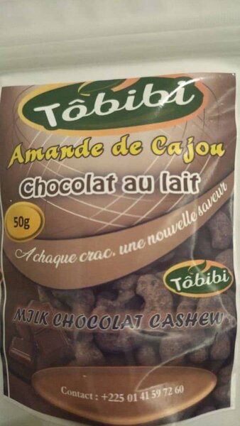 Chocolat au lait & Cajou