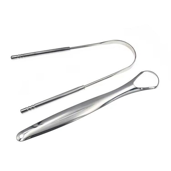 Gratte-langue en acier inoxydable