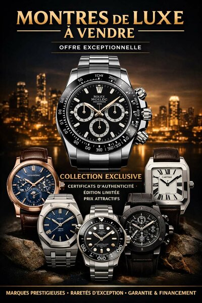 Montre de Luxe en Acier Rolex