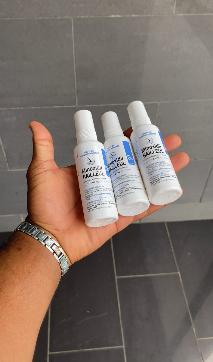 Minoxidil 5% Cheveux et Barbe