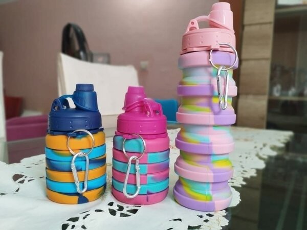 Gourde pliable colorée