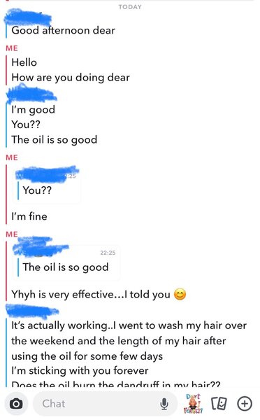 Hair growth oil and butter cream