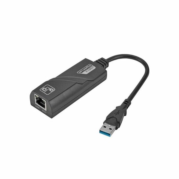 Adaptateur Réseau Filaire Ethernet Gigabit 10/100/1000 USB 3.0 Vers LAN RJ45 - Noir