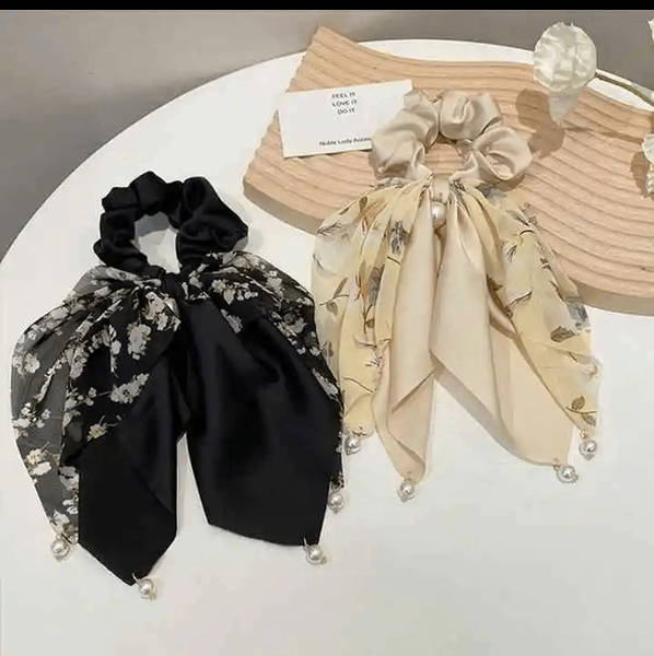 2ChouchouenFoulard noire/jaune