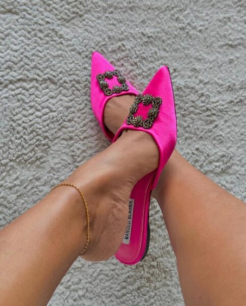 Ladies Flat half shoe