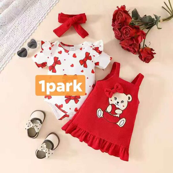 Ensemble Bébé Fille Rouge