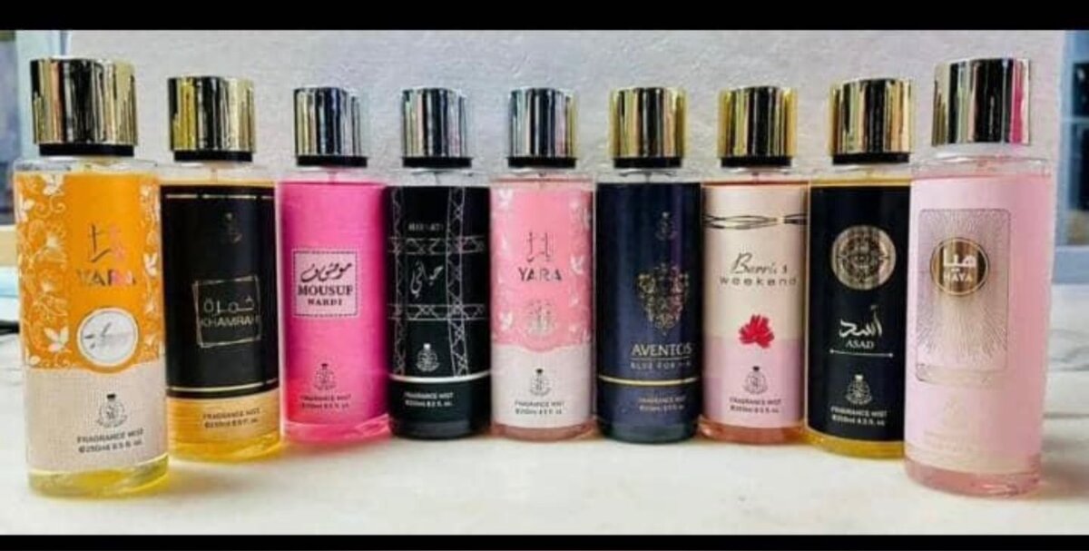 Arabic body mists