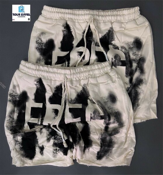 Shorts unisex éclaboussures