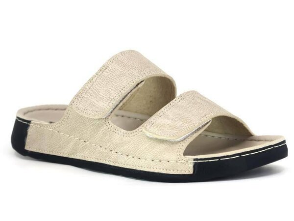 Sandales en cuir confort