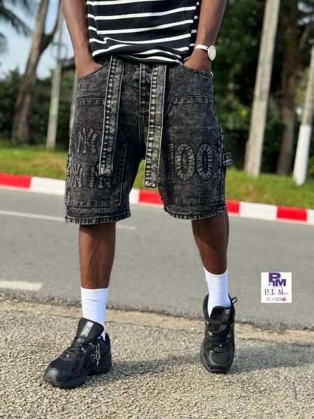 Shorts en jean décontractés homme