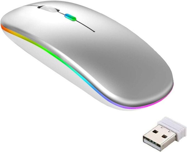 Souris sans fil Bluetooth RVB