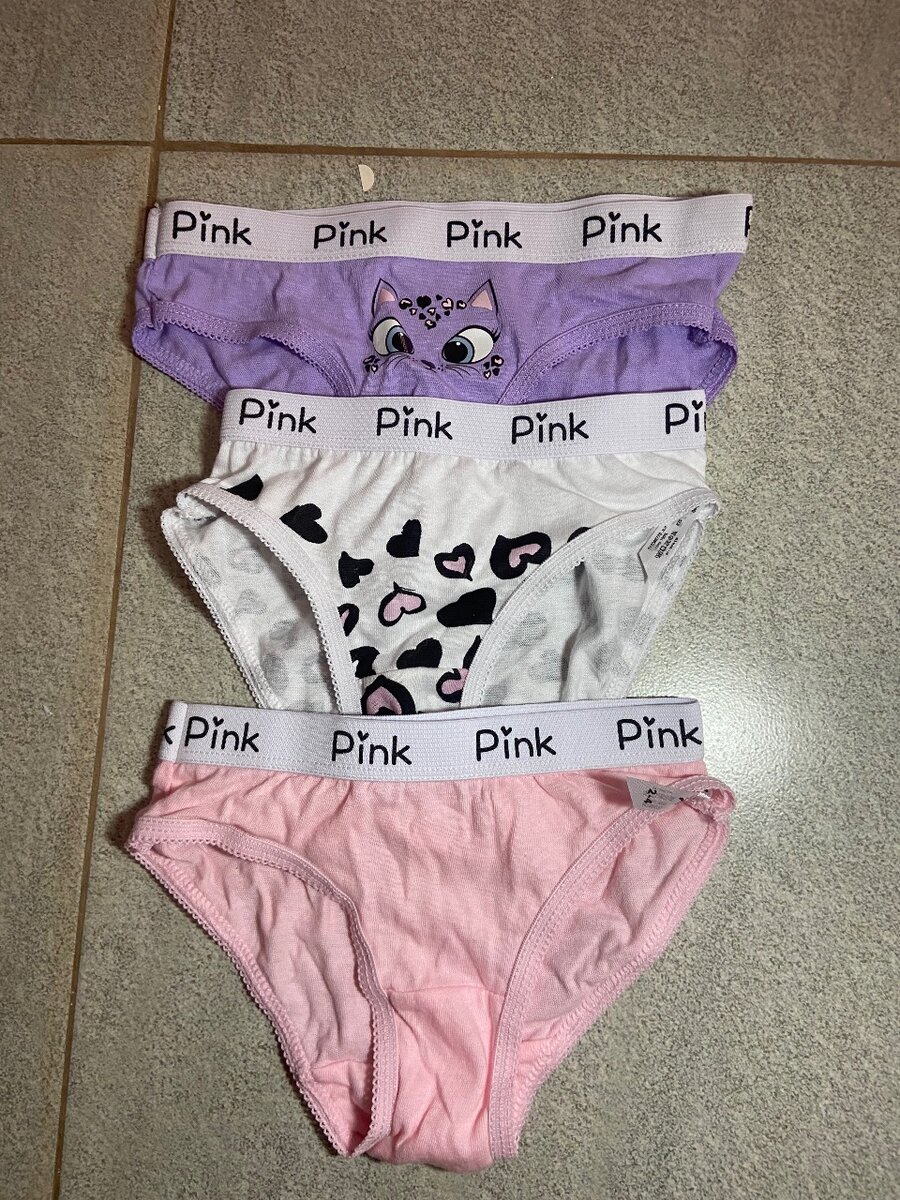 6 pieces Girls cotton panties