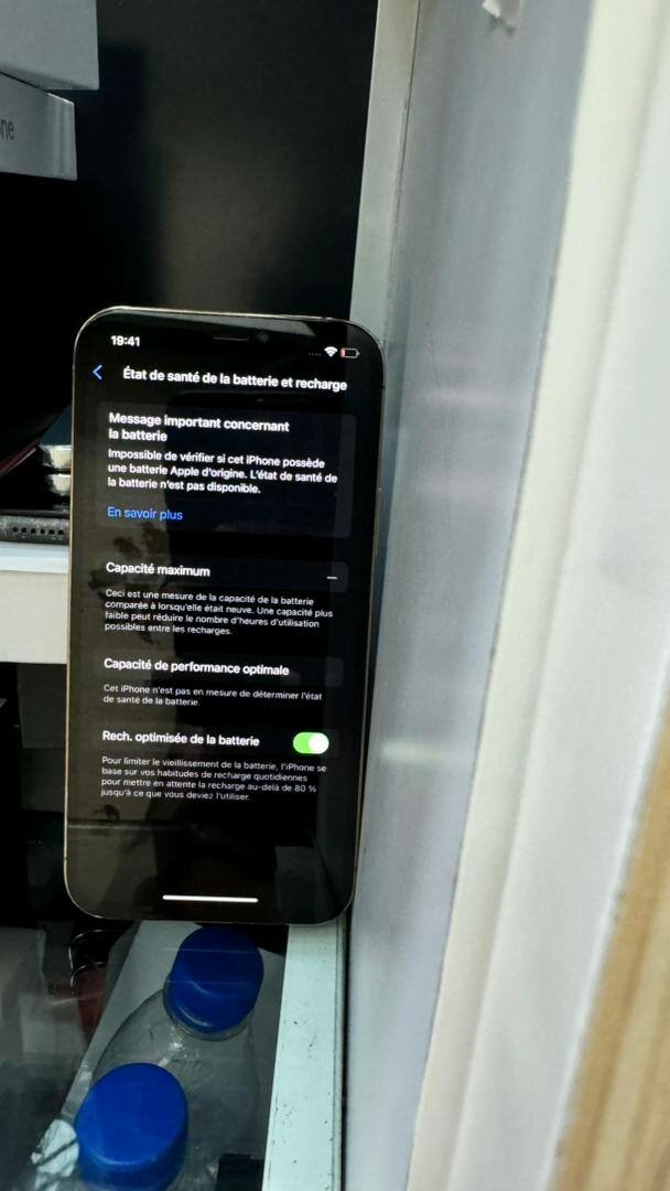 *iphone 12 pro 128giga sans Face ID : 165.000