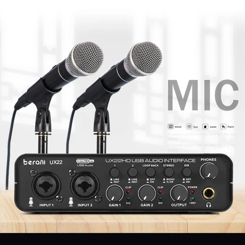 UX22 Audio Sound Card Interface