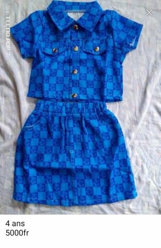 Tenue pour enfants 4-7 ans