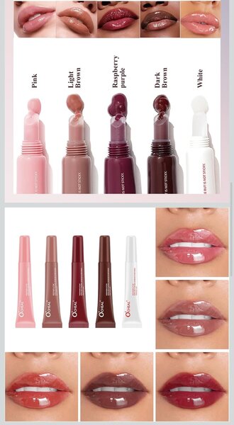 5Pcs Hydrating Lip Gloss Set