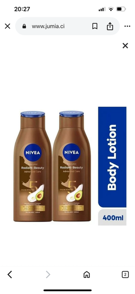 Lotion Hydratant NIVEA Avocat
