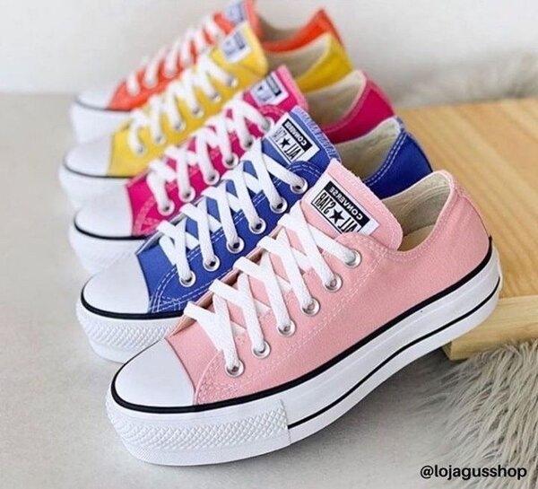 Baskets colorées en toile unisexes