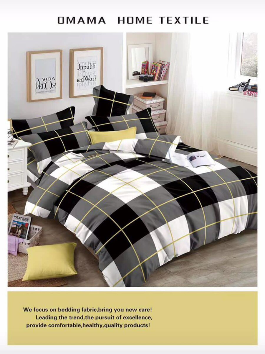 bedsheet with 2 pillowcases