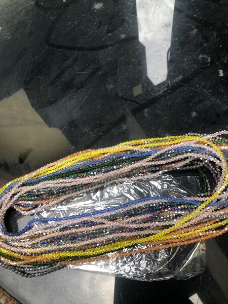 Colliers de Perles Multicolore