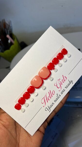 Ongles Faux Colorés Chic