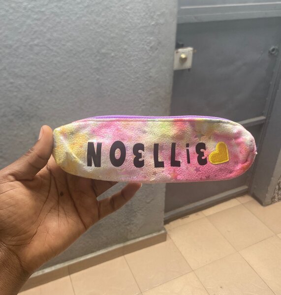 Trousse multicolore licorne