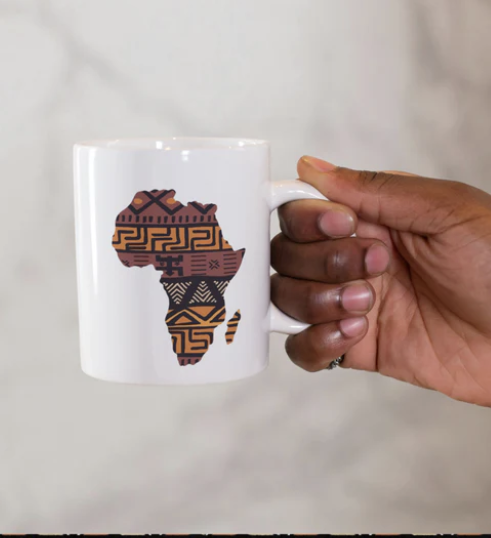 Tasse personnalisée Carte d'Afrique